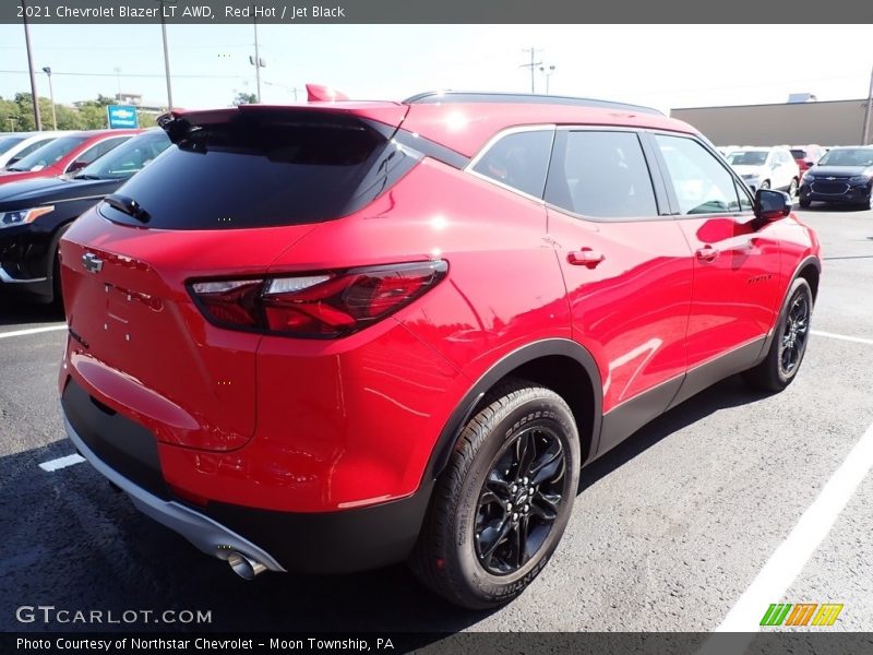 Red Hot / Jet Black 2021 Chevrolet Blazer LT AWD