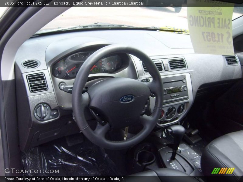 Liquid Grey Metallic / Charcoal/Charcoal 2005 Ford Focus ZX5 SES Hatchback