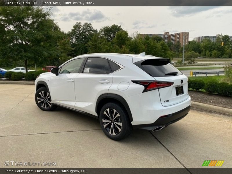 Ultra White / Black 2021 Lexus NX 300 F Sport AWD