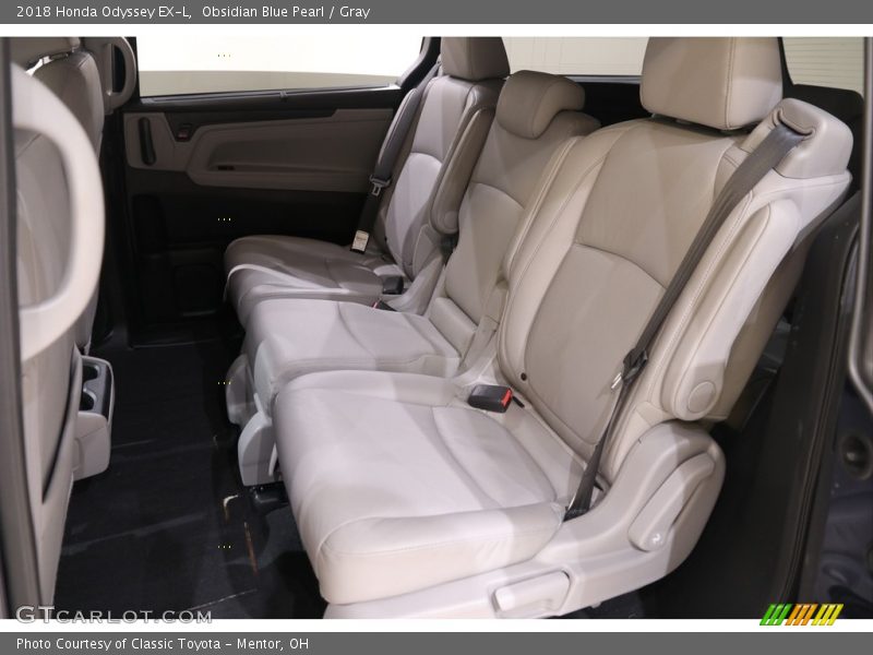 Obsidian Blue Pearl / Gray 2018 Honda Odyssey EX-L