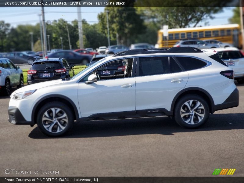 Crystal White Pearl / Slate Black 2020 Subaru Outback 2.5i Limited