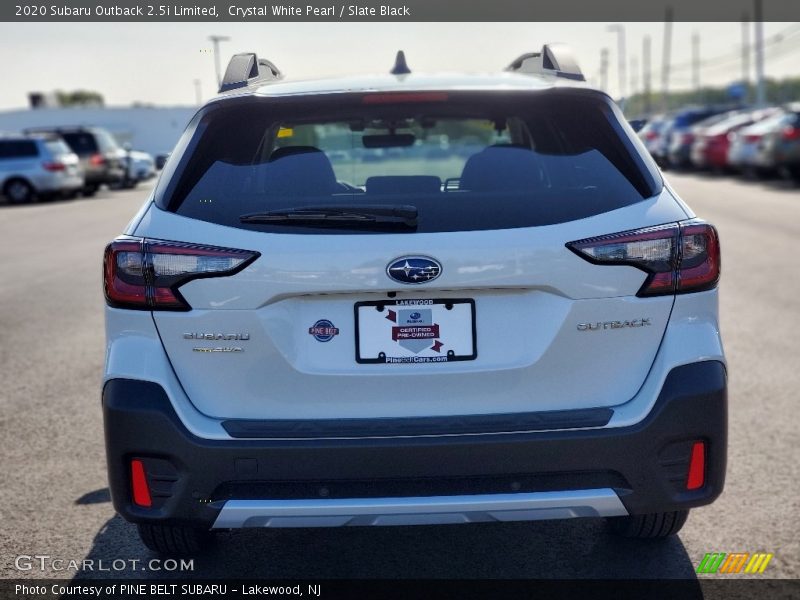 Crystal White Pearl / Slate Black 2020 Subaru Outback 2.5i Limited