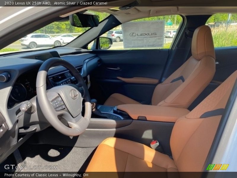 Atomic Silver / Glazed Caramel 2020 Lexus UX 250h AWD