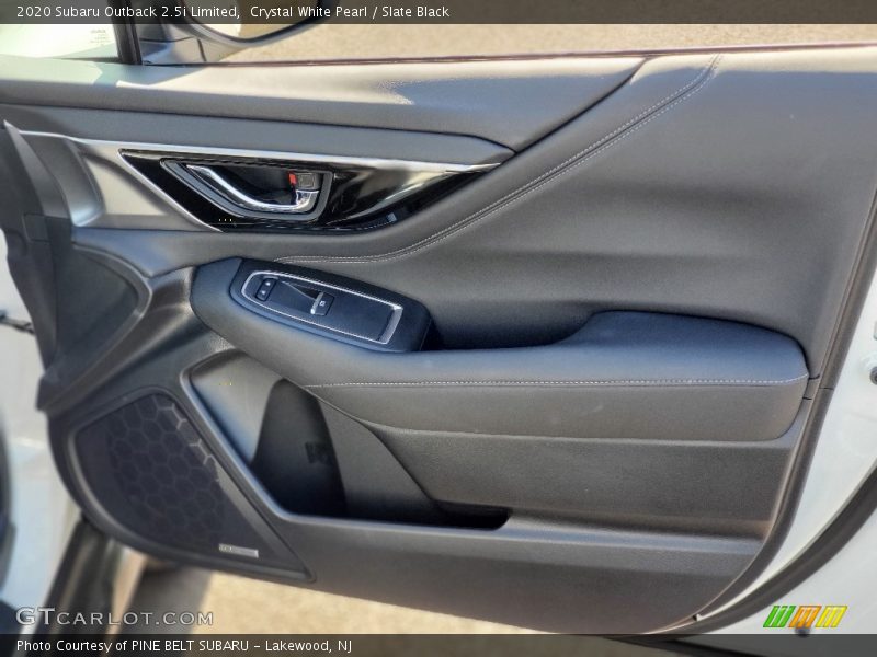 Crystal White Pearl / Slate Black 2020 Subaru Outback 2.5i Limited