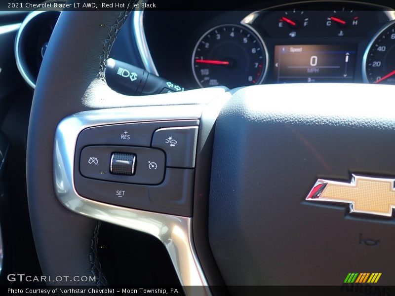 Red Hot / Jet Black 2021 Chevrolet Blazer LT AWD