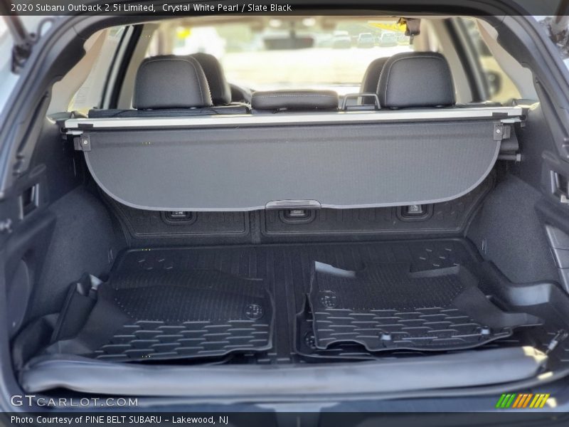 Crystal White Pearl / Slate Black 2020 Subaru Outback 2.5i Limited