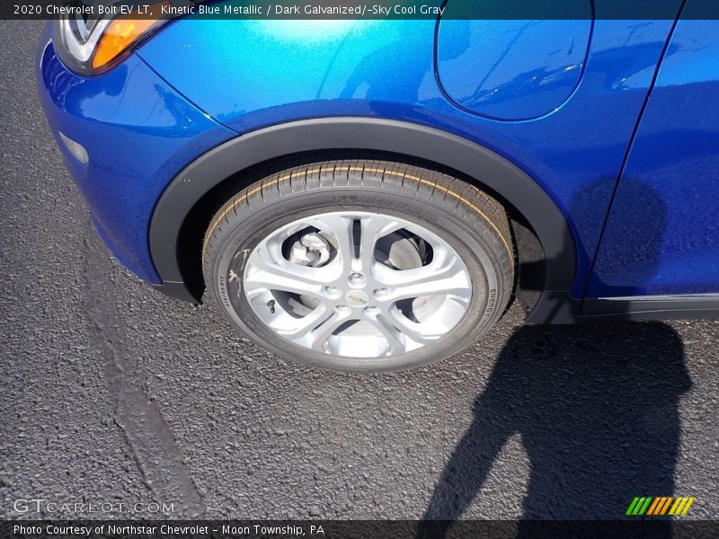Kinetic Blue Metallic / Dark Galvanized/­Sky Cool Gray 2020 Chevrolet Bolt EV LT