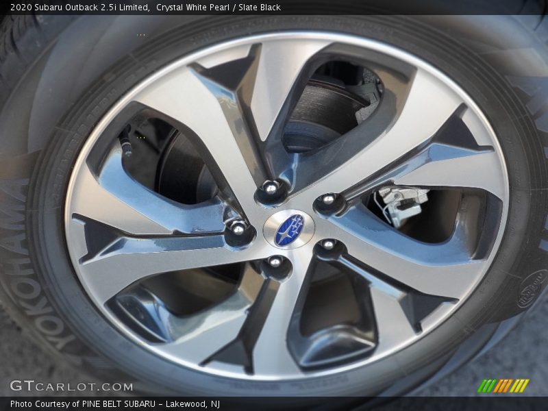 Crystal White Pearl / Slate Black 2020 Subaru Outback 2.5i Limited