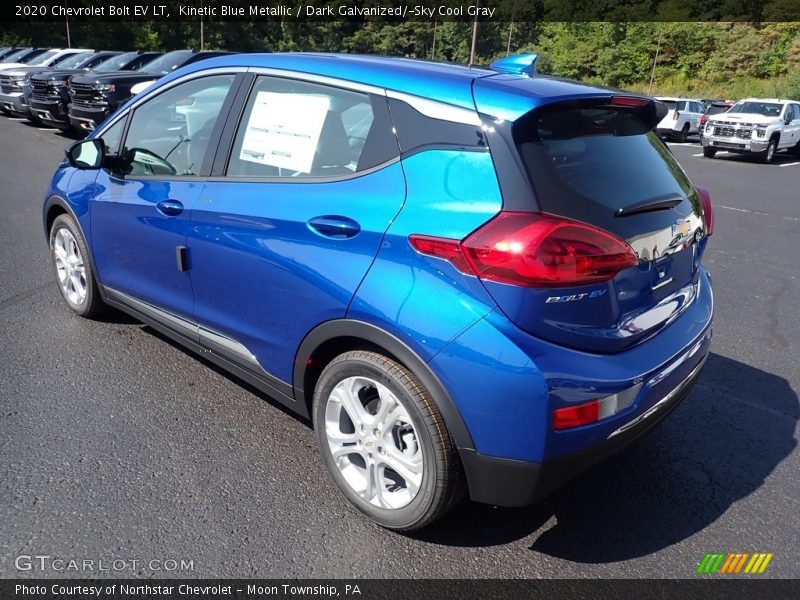 Kinetic Blue Metallic / Dark Galvanized/­Sky Cool Gray 2020 Chevrolet Bolt EV LT
