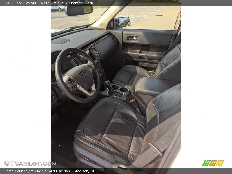 White Platinum / Charcoal Black 2018 Ford Flex SEL