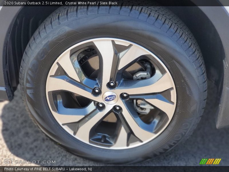 Crystal White Pearl / Slate Black 2020 Subaru Outback 2.5i Limited