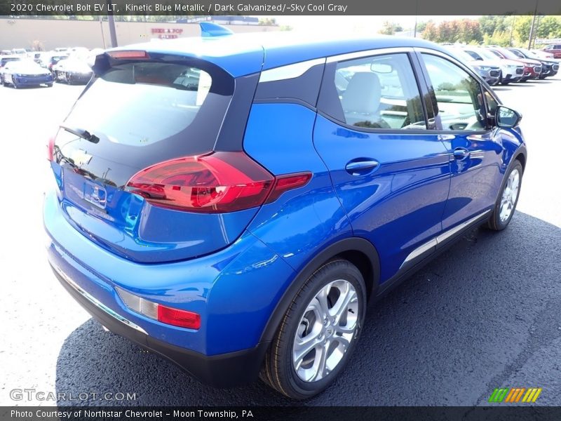 Kinetic Blue Metallic / Dark Galvanized/­Sky Cool Gray 2020 Chevrolet Bolt EV LT