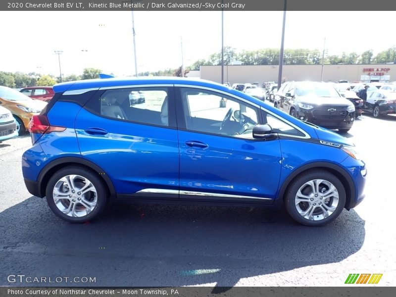 Kinetic Blue Metallic / Dark Galvanized/­Sky Cool Gray 2020 Chevrolet Bolt EV LT