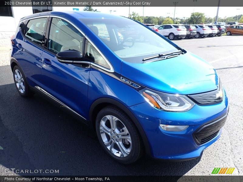 Kinetic Blue Metallic / Dark Galvanized/­Sky Cool Gray 2020 Chevrolet Bolt EV LT
