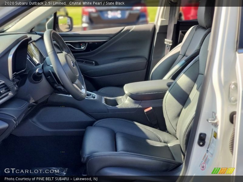 Front Seat of 2020 Outback 2.5i Limited