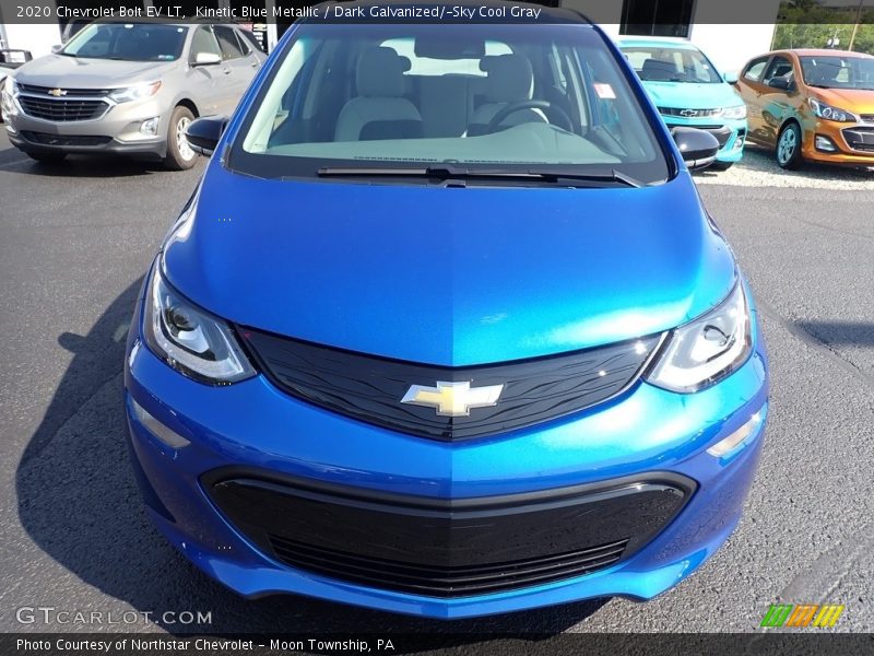 Kinetic Blue Metallic / Dark Galvanized/­Sky Cool Gray 2020 Chevrolet Bolt EV LT