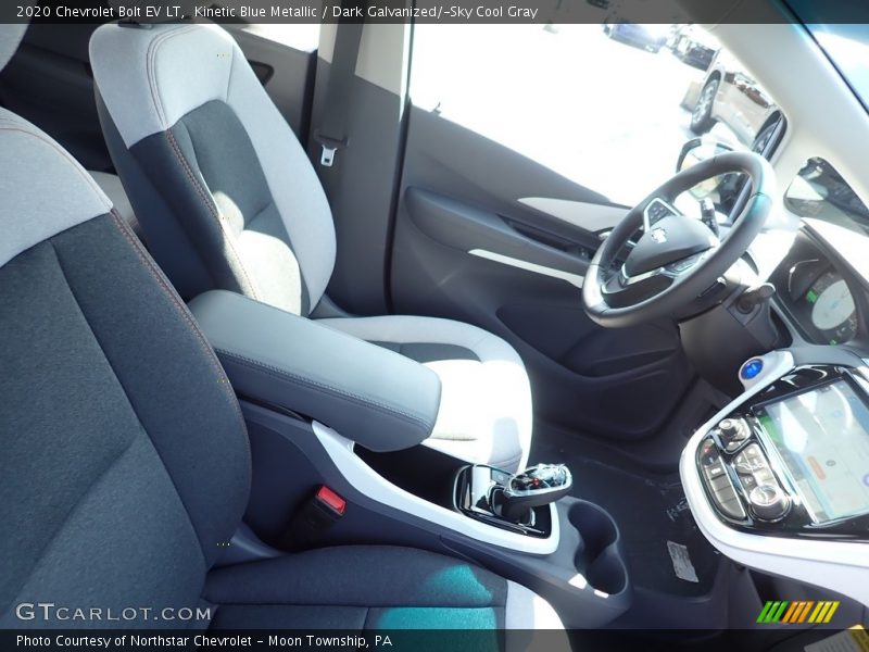 Kinetic Blue Metallic / Dark Galvanized/­Sky Cool Gray 2020 Chevrolet Bolt EV LT