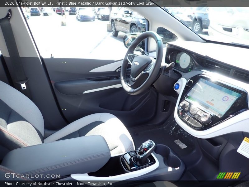 Kinetic Blue Metallic / Dark Galvanized/­Sky Cool Gray 2020 Chevrolet Bolt EV LT