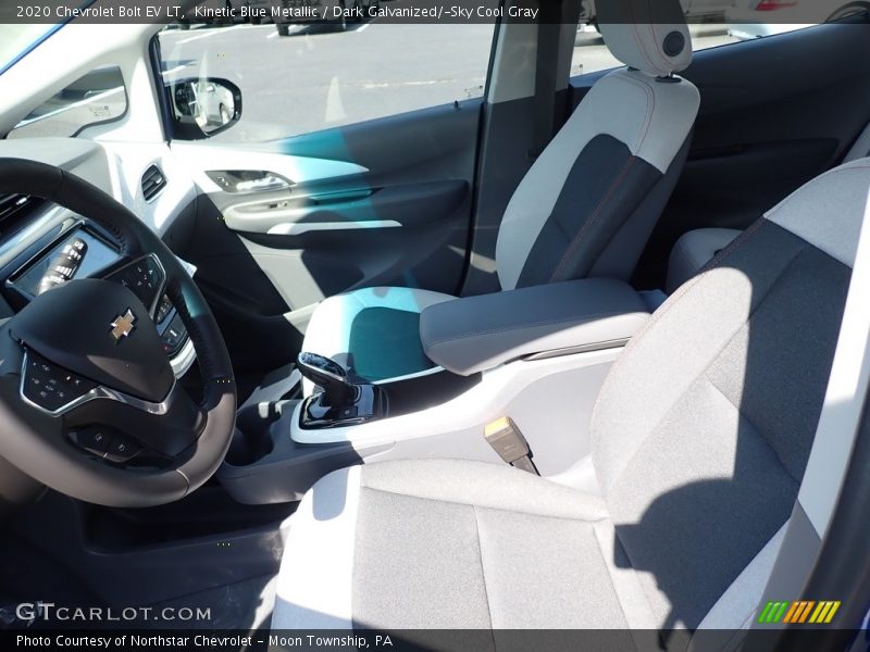 Kinetic Blue Metallic / Dark Galvanized/­Sky Cool Gray 2020 Chevrolet Bolt EV LT