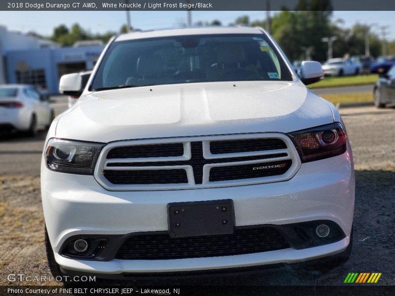White Knuckle / Light Frost Beige/Black 2018 Dodge Durango GT AWD