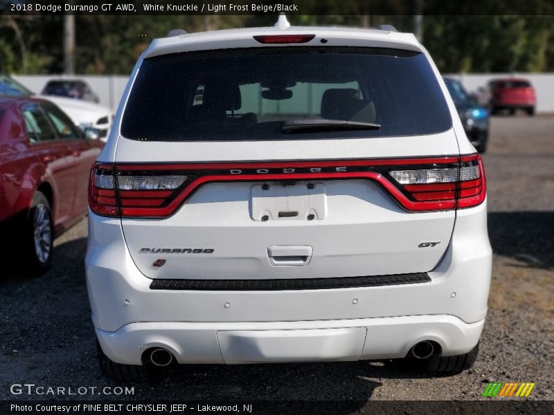 White Knuckle / Light Frost Beige/Black 2018 Dodge Durango GT AWD