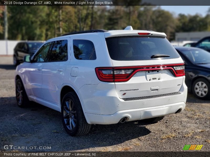 White Knuckle / Light Frost Beige/Black 2018 Dodge Durango GT AWD