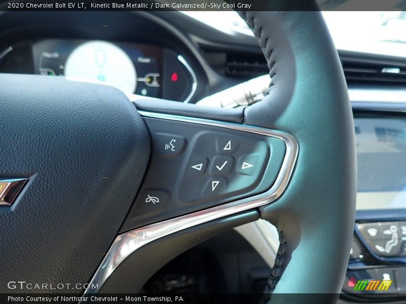 Kinetic Blue Metallic / Dark Galvanized/­Sky Cool Gray 2020 Chevrolet Bolt EV LT