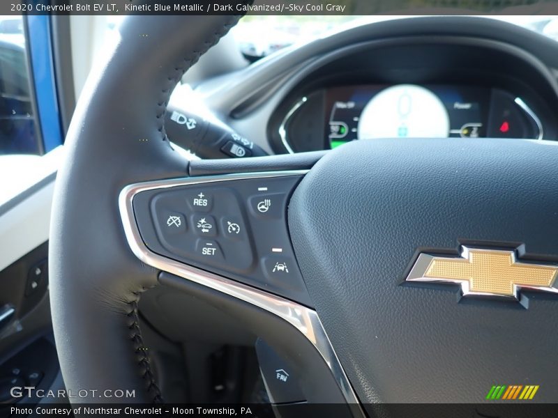 Kinetic Blue Metallic / Dark Galvanized/­Sky Cool Gray 2020 Chevrolet Bolt EV LT