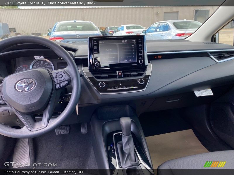 Classic Silver Metallic / Black 2021 Toyota Corolla LE