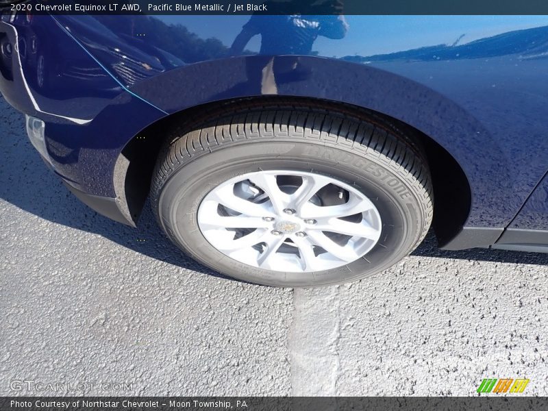 Pacific Blue Metallic / Jet Black 2020 Chevrolet Equinox LT AWD