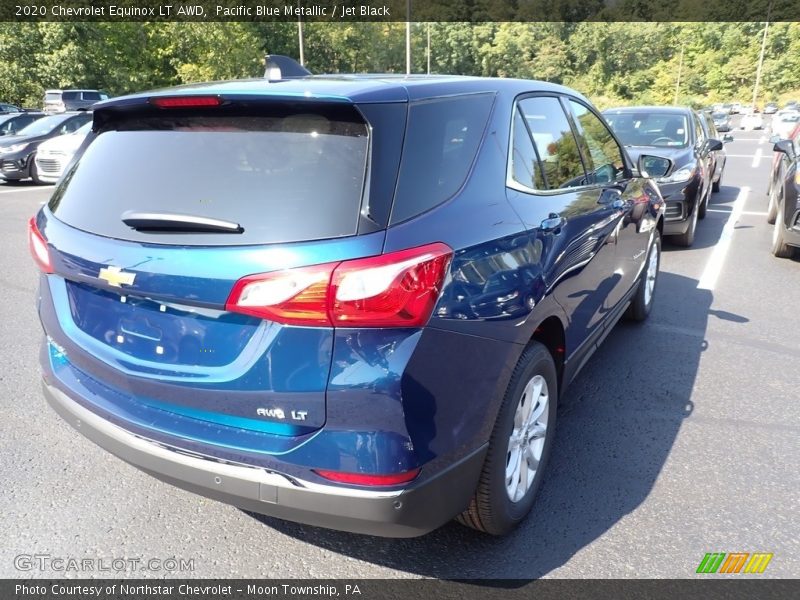 Pacific Blue Metallic / Jet Black 2020 Chevrolet Equinox LT AWD