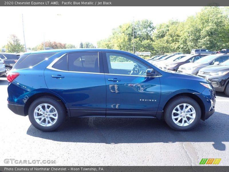 Pacific Blue Metallic / Jet Black 2020 Chevrolet Equinox LT AWD