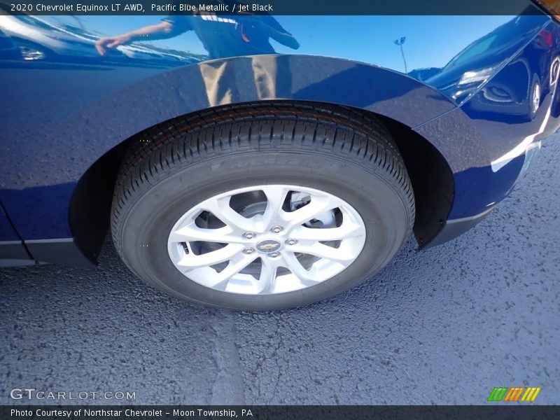 Pacific Blue Metallic / Jet Black 2020 Chevrolet Equinox LT AWD