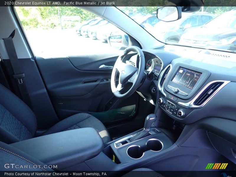 Pacific Blue Metallic / Jet Black 2020 Chevrolet Equinox LT AWD