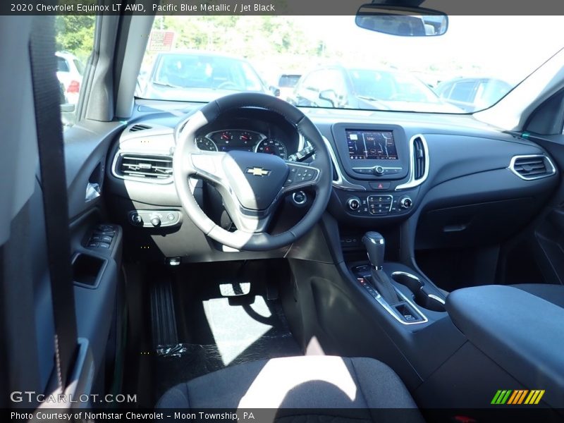 Pacific Blue Metallic / Jet Black 2020 Chevrolet Equinox LT AWD