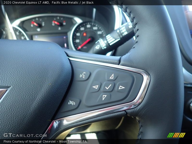 Pacific Blue Metallic / Jet Black 2020 Chevrolet Equinox LT AWD