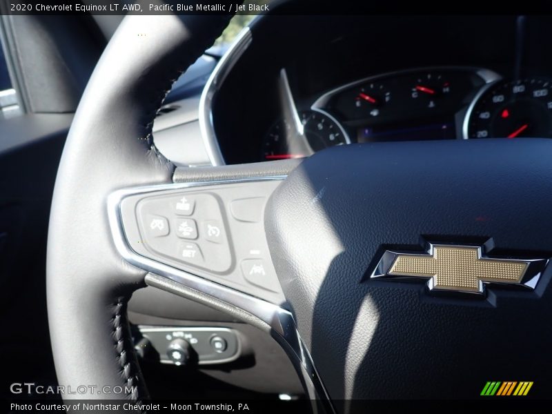 Pacific Blue Metallic / Jet Black 2020 Chevrolet Equinox LT AWD