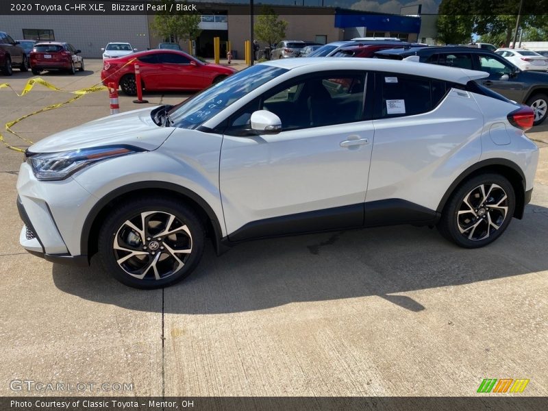 Blizzard Pearl / Black 2020 Toyota C-HR XLE