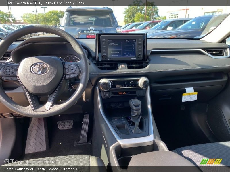 Ruby Flare Pearl / Black 2020 Toyota RAV4 LE