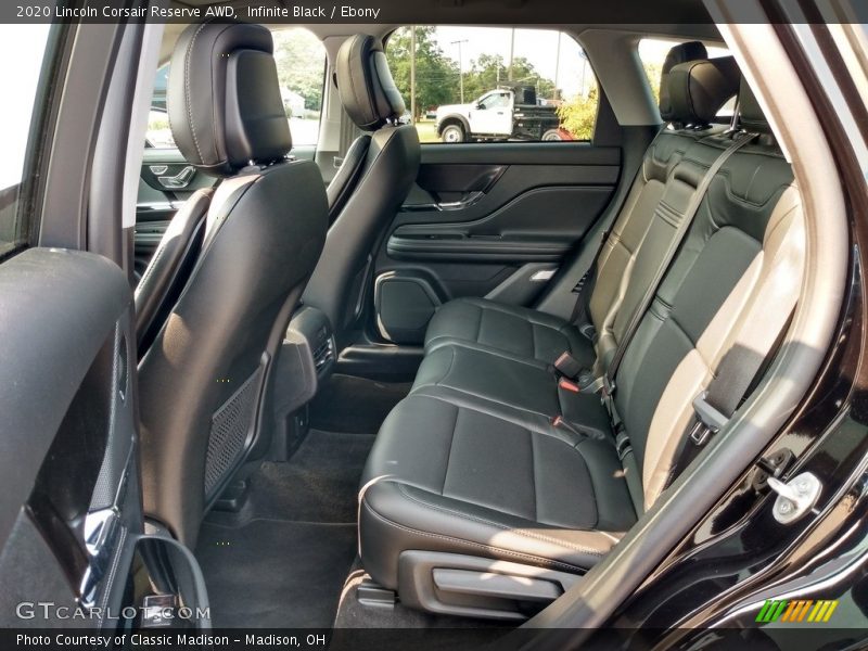 Rear Seat of 2020 Corsair Reserve AWD