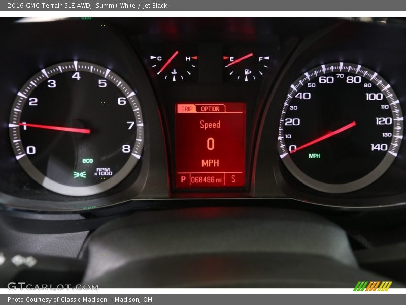 Summit White / Jet Black 2016 GMC Terrain SLE AWD