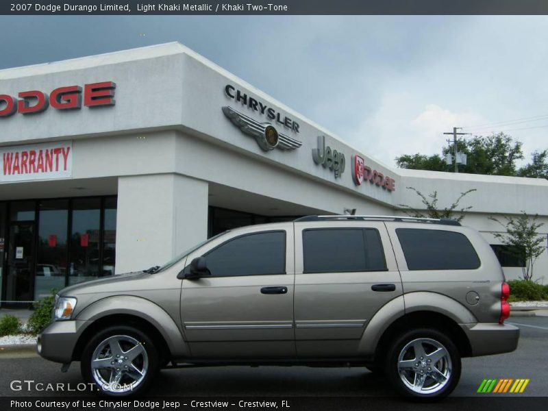 Light Khaki Metallic / Khaki Two-Tone 2007 Dodge Durango Limited