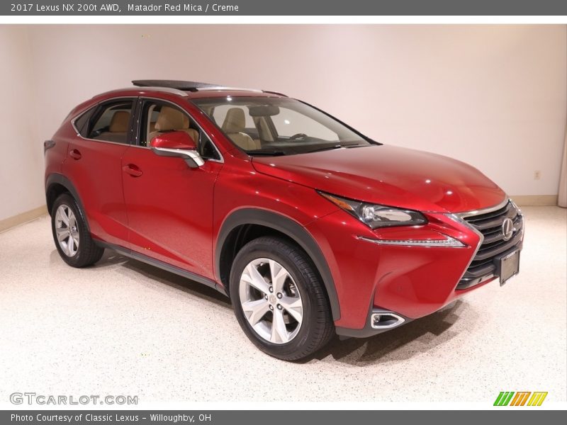 Matador Red Mica / Creme 2017 Lexus NX 200t AWD