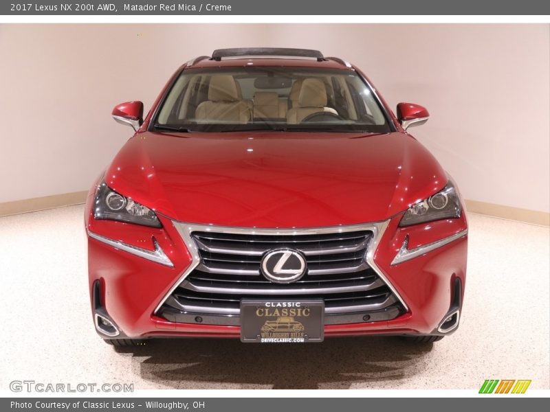 Matador Red Mica / Creme 2017 Lexus NX 200t AWD