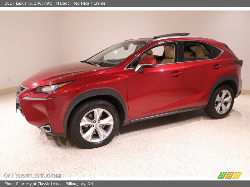 Matador Red Mica / Creme 2017 Lexus NX 200t AWD