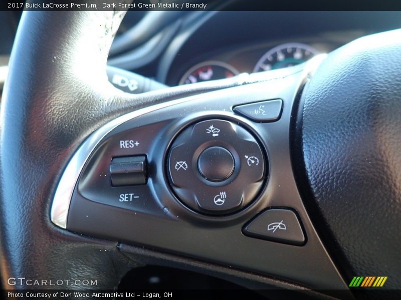 Dark Forest Green Metallic / Brandy 2017 Buick LaCrosse Premium