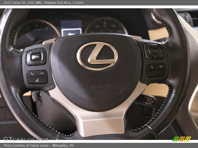 Matador Red Mica / Creme 2017 Lexus NX 200t AWD
