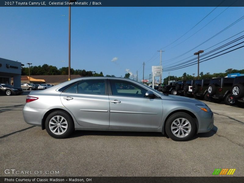 Celestial Silver Metallic / Black 2017 Toyota Camry LE