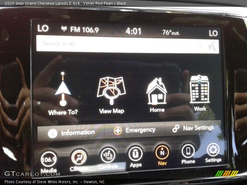 Velvet Red Pearl / Black 2020 Jeep Grand Cherokee Laredo E 4x4