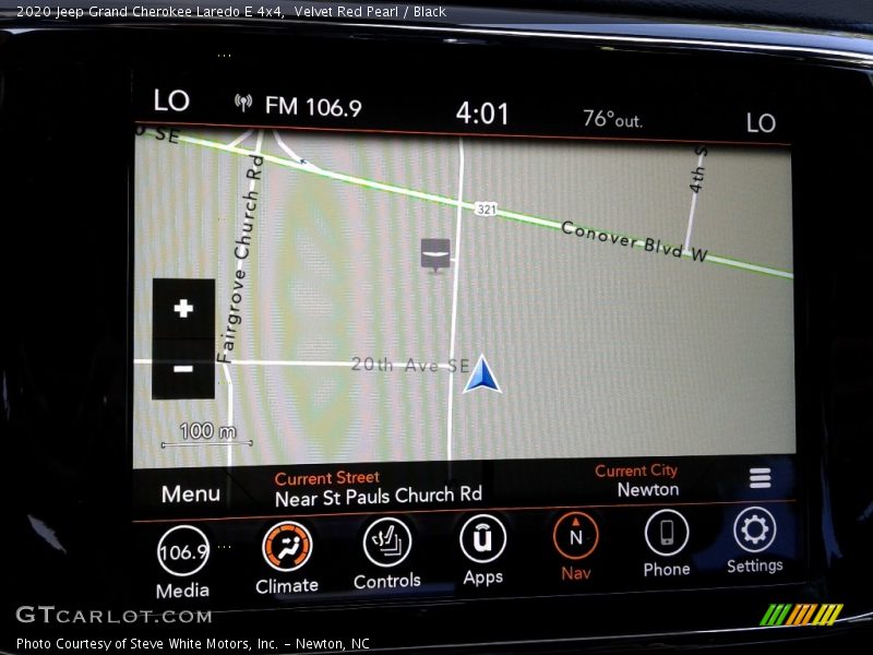 Velvet Red Pearl / Black 2020 Jeep Grand Cherokee Laredo E 4x4